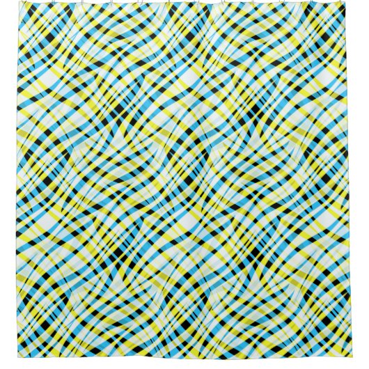 Abstrakt, geometrisch duschvorhang (Vorderseite)