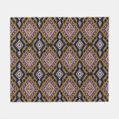 Abstrakt geometrisch, ethnisch, Tapeten-Design. Fleecedecke (Vorderseite (Horizontal))