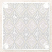 Abstrakt geometrisch, ethnisch, Tapeten-Design. Glasuntersetzer (Rückseite)