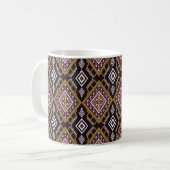 Abstrakt geometrisch, ethnisch, Tapeten-Design. Kaffeetasse (Vorderseite Links)