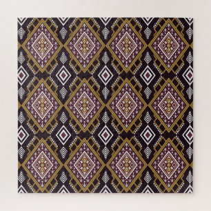 Abstrakt geometrisch, ethnisch, Tapeten-Design. Puzzle