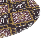 Abstrakt geometrisch, ethnisch, Tapeten-Design. Schneidebrett (Ecke)