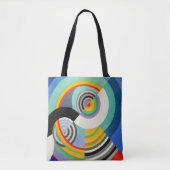 abstrakt geometrisch farbig von Robert Delaunay Tasche (Vorderseite)