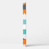 Abstrakt Geometrisch: Farbiger 3D-Effekt. Case-Mate iPhone Hülle (Rückseite / Rechts)