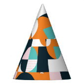 Abstrakt Geometrisch: Farbiger 3D-Effekt. Partyhütchen (Links)