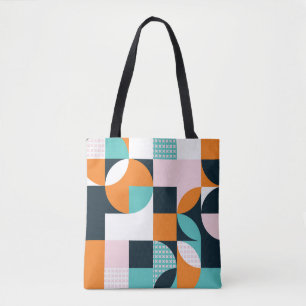 Abstrakt Geometrisch: Farbiger 3D-Effekt. Tasche