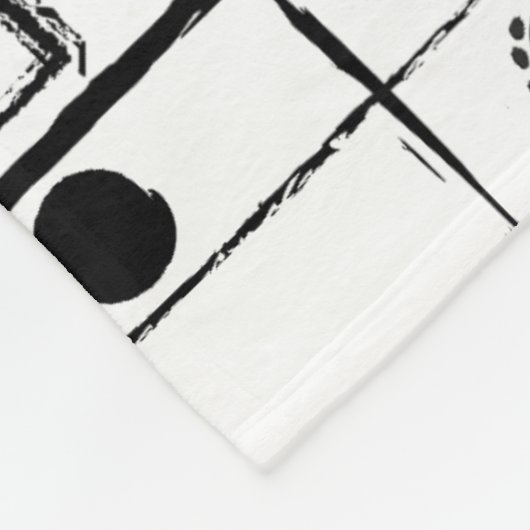 abstrakt geometrisch fleecedecke (Ecke)