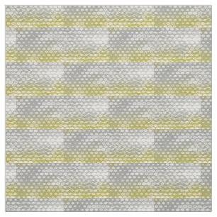 Abstrakt geometrisch gelb grau Zickzack modern Stoff