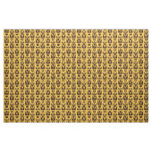 Abstrakt geometrisch gelbes Muster Stoff (Fat Quarter (45,7 x 55,9 cm))