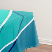 Abstrakt, geometrisch , grün , blau , schwarz tischdecke (Beispiel)