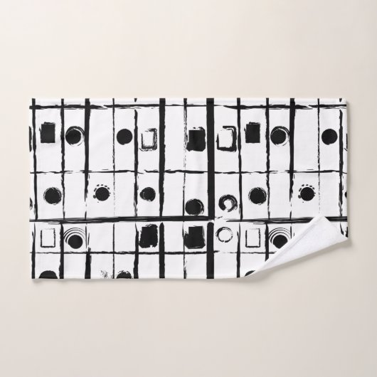 abstrakt geometrisch handtuch (Handtuch)