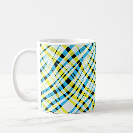Abstrakt, geometrisch kaffeetasse (Links)