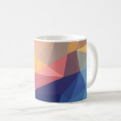 Abstrakt Geometrisch Kaffeetasse (VorderseiteRechts)