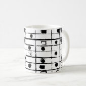 abstrakt geometrisch kaffeetasse (VorderseiteRechts)