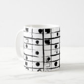 abstrakt geometrisch kaffeetasse (Vorderseite Links)