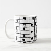 abstrakt geometrisch kaffeetasse (Links)