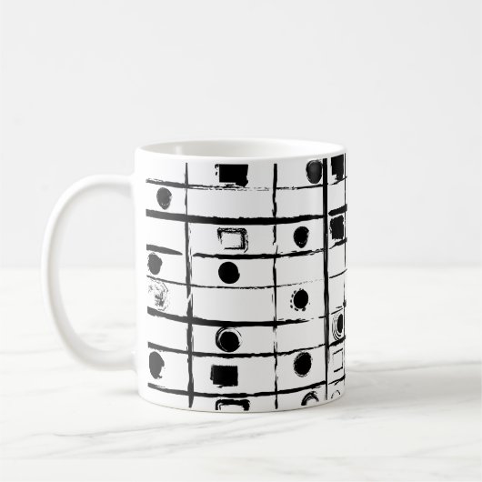 abstrakt geometrisch kaffeetasse (Links)
