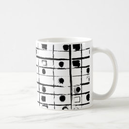 abstrakt geometrisch kaffeetasse