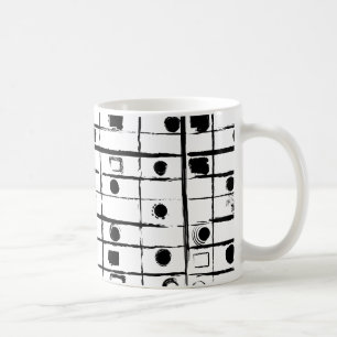 abstrakt geometrisch kaffeetasse