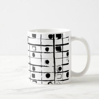 abstrakt geometrisch kaffeetasse