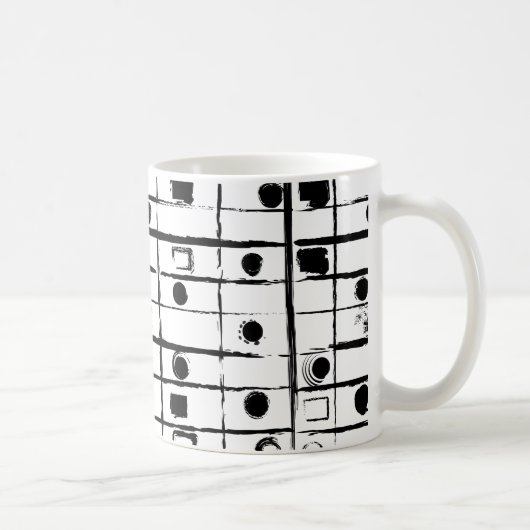 abstrakt geometrisch kaffeetasse (Rechts)