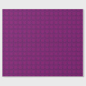 Abstrakt geometrisch Lila Geschenkpapier (Flach)