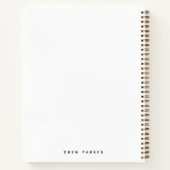 Abstrakt Geometrisch Mittelalterliche Moderne Mini Notizblock (Rückseite)