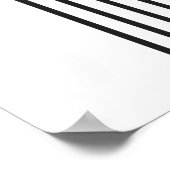 Abstrakt Geometrisch Mittelalterliche Moderne Mini Poster (Ecke)