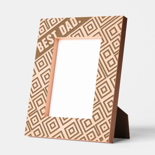 Abstrakt Geometrisch Moderner Cooler Spaß Maßgesch Geätzte Rahmen (Links)