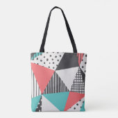 Abstrakt geometrisch: modernes Musterdesign. Tasche (Rückseite)
