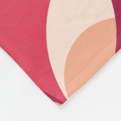 Abstrakt Geometrisch: Nahtloses Textildesign Fleecedecke (Ecke)