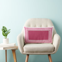 Abstrakt Geometrisch Pink & Burgunderrot