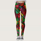 Abstrakt , geometrisch , polygonal leggings (Vorderseite)