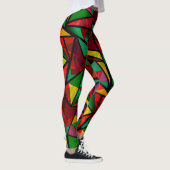 Abstrakt , geometrisch , polygonal leggings (Rechts)