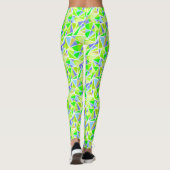 Abstrakt , geometrisch , polygonal leggings (Rückseite)