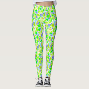 Abstrakt , geometrisch , polygonal leggings