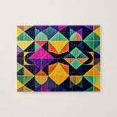 Abstrakt geometrisch puzzle (Horizontal)