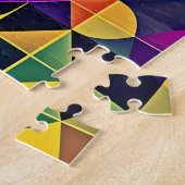 Abstrakt geometrisch puzzle (Seite)