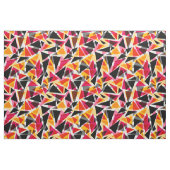 Abstrakt, geometrisch, rot und schwarz stoff (Fat Quarter (45,7 x 55,9 cm))