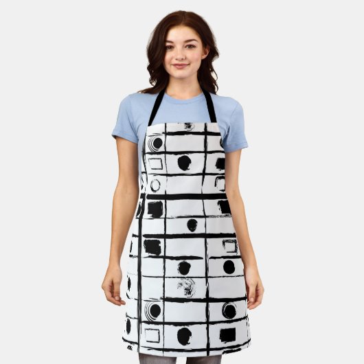 abstrakt geometrisch schürze (Getragen)