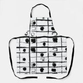 abstrakt geometrisch schürze (Vorderseite)