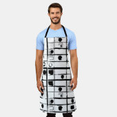 abstrakt geometrisch schürze (Getragen)