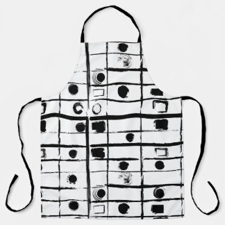 abstrakt geometrisch schürze