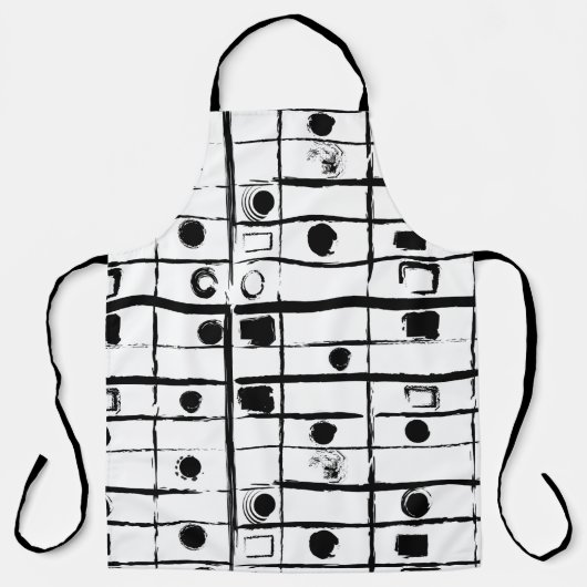 abstrakt geometrisch schürze (Vorderseite)
