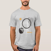 Abstrakt geometrisch T-Shirt (Vorderseite)