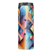 Abstrakt geometrisch thermosbecher (Rückseite)