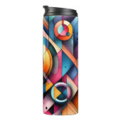 Abstrakt geometrisch thermosbecher (Nach rechts gedreht)