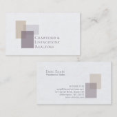 Abstrakt geometrisch visitenkarte (Vorne/Hinten)