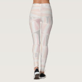 Abstrakt geometrisch weiß für SUN SOLAR ENERGIE Leggings (Rückseite)