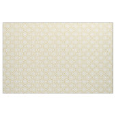 Abstrakt, geometrisch, weiß und gold stoff (Yard (91,4 cm))